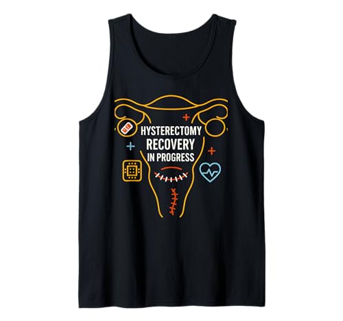 Hysterektomie Genesung in Bearbeitung Spaß Frauen Chirurgie Patient Tank Top von Hysterectomy Surgery Patient Get Well Recover Wear