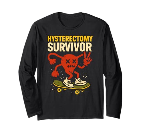 Hysterektomie Survivor Cool Damen Chirurgie Erholung Langarmshirt von Hysterectomy Surgery Patient Get Well Recover Wear