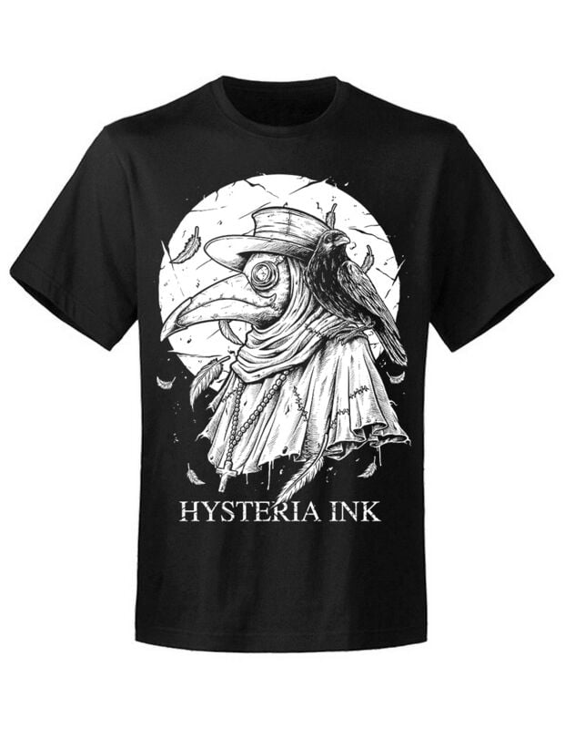 Hysteria Ink Dr Plag Ink T-Shirt schwarz in 4XL von Hysteria Ink