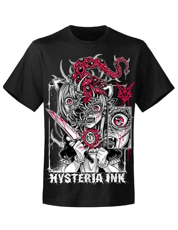 Hysteria Ink - Gothic T-Shirt - Maya Horror Ink - S bis 5XL - für Männer - Größe L - schwarz Hysteria Ink - Gothic T-Shirt - Maya Horror Ink - S bis 5XL - für Männer - Größe L - schwarz von Hysteria Ink