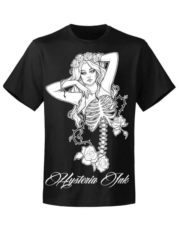 Hysteria Ink Strip Ink T-Shirt schwarz in L von Hysteria Ink