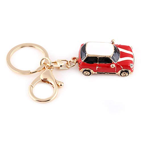 Hztyyier Klassisches sportliches Auto 3D Keychain Geschenk Schlüsselring Keychain Schlüsselhalter Gedenkkeychains(rot) von Hztyyier