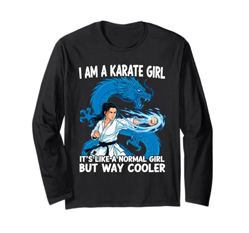 I Am A Karate Girl Lustiges Zitat Langarmshirt von I Am A Karate Girl Shop