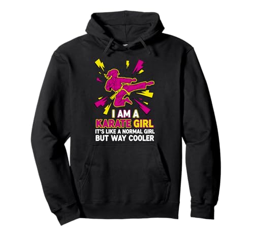 I Am A Karate Girl Lustiges Zitat Pullover Hoodie von I Am A Karate Girl Shop