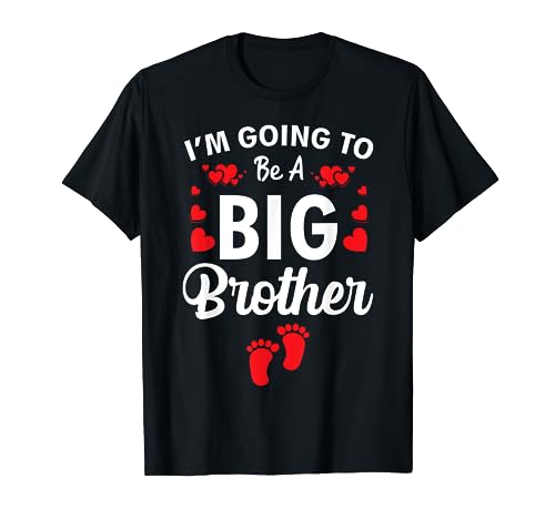 Baby- und Geburtskündigung, "I am Going To Be A Big Brother" T-Shirt von I Am Going To Be A Big Brother