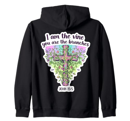I Am The Vine You Are The Branches Christian Bible Damen Kapuzenjacke I Am The Vine You Are The Branches Christian Bible Damen Kapuzenjacke von I Am The Vine You Are The Branches Womens Products