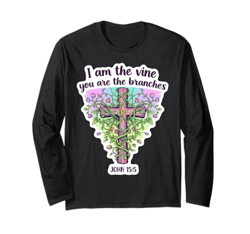 I Am The Vine You Are The Branches Christian Bible Damen Langarmshirt I Am The Vine You Are The Branches Christian Bible Damen Langarmshirt von I Am The Vine You Are The Branches Womens Products