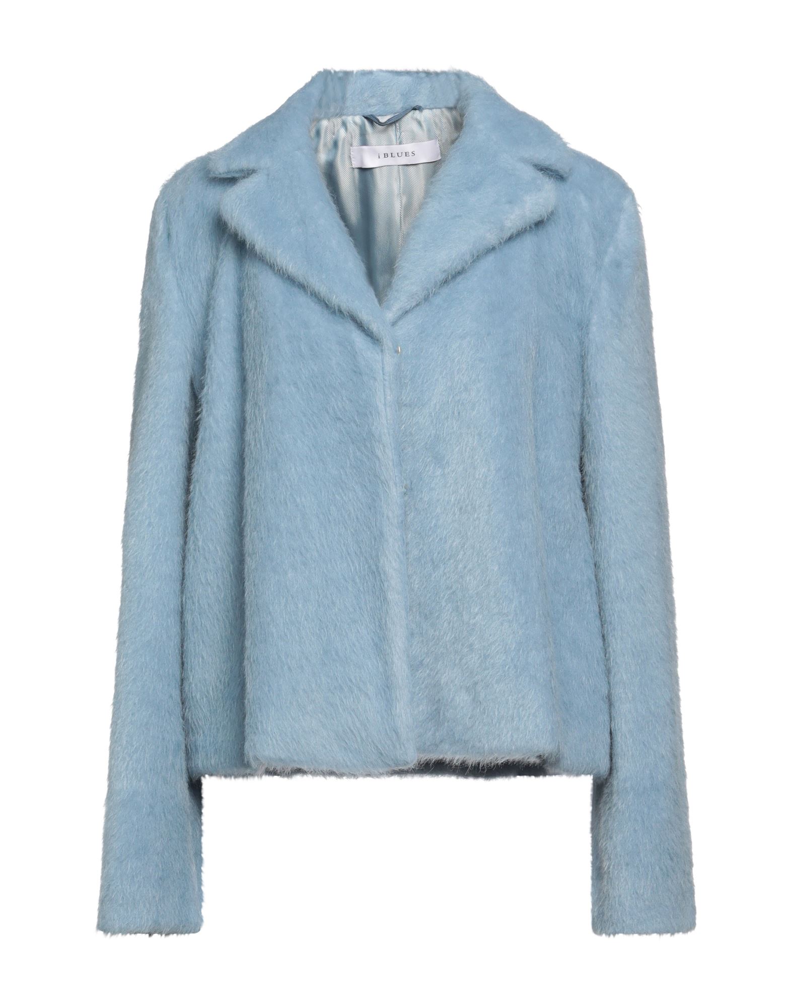 I BLUES Shearling- & Kunstfell Damen Himmelblau von I BLUES