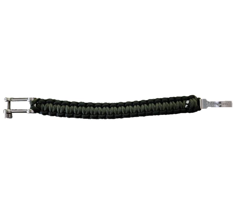 I-BRACE Paracord Armband Survival-Seil zum Armband geflochten aus reißfestem Parachute Grün/Schwarz I-BRACE Paracord Armband Survival-Seil zum Armband geflochten aus reißfestem Parachute Grün/Schwarz von I-BRACE