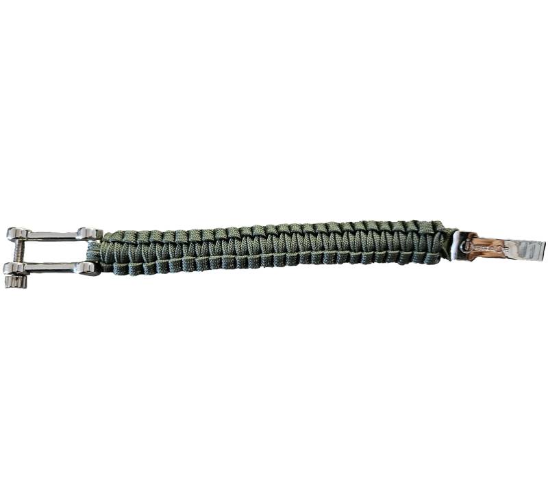 I-BRACE Paracord Armband Survival-Seil zum Armband geflochten aus reißfestem Parachute Grün von I-BRACE