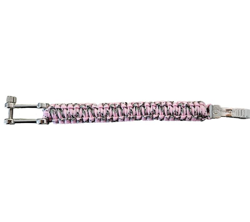 I-BRACE Paracord Armband Survival-Seil zum Armband geflochten aus reißfestem Parachute Rosa I-BRACE Paracord Armband Survival-Seil zum Armband geflochten aus reißfestem Parachute Rosa von I-BRACE
