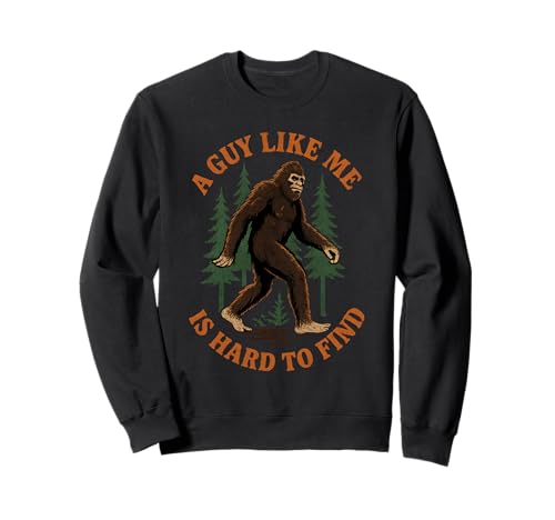 EIN Typ wie ich ist schwer zu Finden, lustige Bigfoot-Camping-Männer Sweatshirt von I Believe in Bigfoot & Sasquatch Gift Store