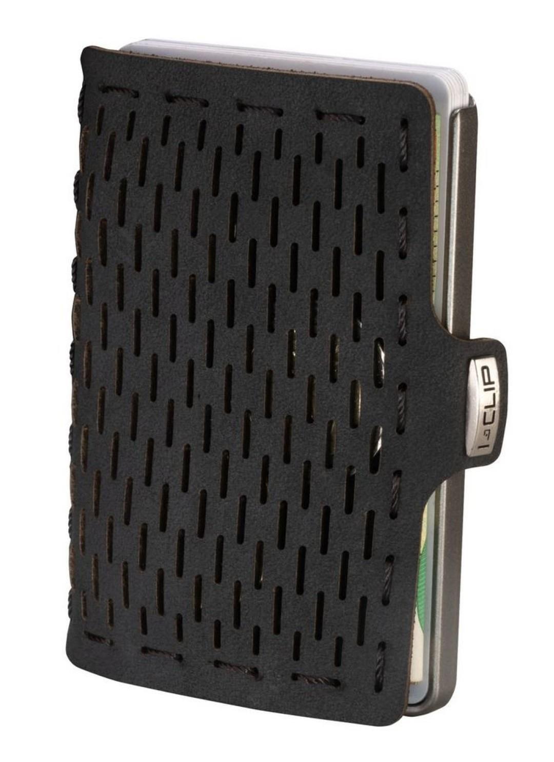I-CLIP - Kreditkartenetui Beach Silver-Black Schwarz von I-CLIP