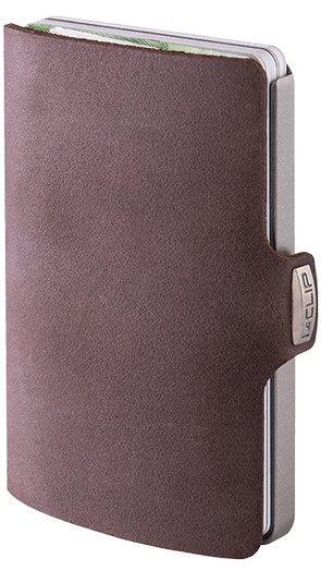I-CLIP - Kreditkartenetui Original Soft Touch Silver-Brown silver-brown von I-CLIP