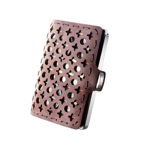 I-CLIP Geldbörse mit Münzfach - Leder Portemonnaie - Damen - Kreditkartenetui mit Geldklammer - hochwertiger Geldbeutel - Slim Wallet - Bernard von I-CLIP