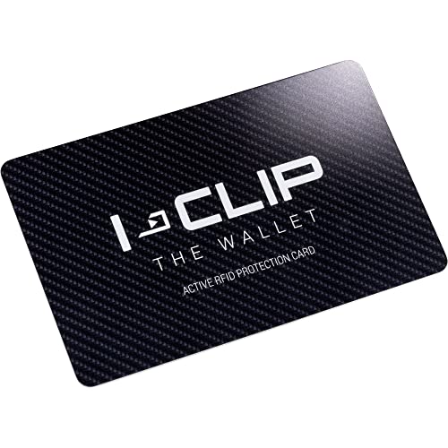 I-CLIP RFID Blocker Karte, Kreditkartenformat Carbon-Optik von I-CLIP