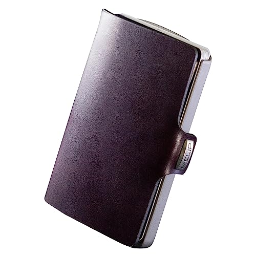 I-CLIP Titan Ultraleichtes High-End Kreditkartenetui Mit Austauschbarer Geldklammer - Langlebiger Kartenhalter - Portemonnaie - Geldbörse - Satiniert Cordovan Bordeaux von I-CLIP