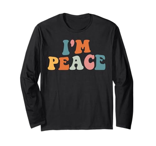 Im Peace I Come in Peace Paar-Kostüm für Herren und Damen Langarmshirt von I Come in Peace Im Peace Couples Costume Tees