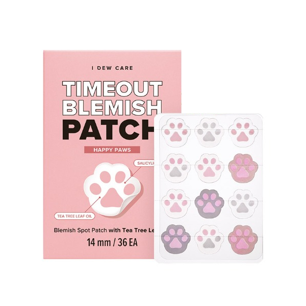 I DEW CARE - Timeout Blemish Patch Happy Paws - 14mm*36ea von I DEW CARE