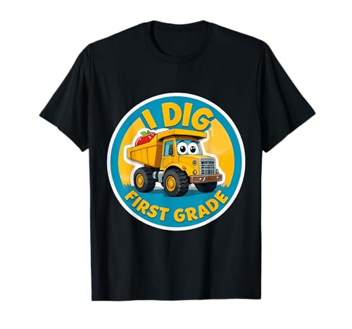 I Dig First Grade Muldenkipper Back to School Trucker Jungen T-Shirt I Dig First Grade Muldenkipper Back to School Trucker Jungen T-Shirt von I Dig First Grade Truck Products