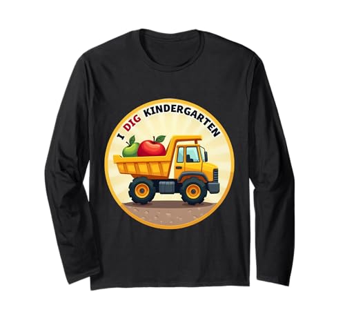 I Dig Kindergarten Truck Back to School Trucker Jungen Kinder Langarmshirt I Dig Kindergarten Truck Back to School Trucker Jungen Kinder Langarmshirt von I Dig Kindergarten Truck Back To School Products