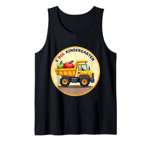 I Dig Kindergarten Truck Back to School Trucker Jungen Kinder Tank Top I Dig Kindergarten Truck Back to School Trucker Jungen Kinder Tank Top von I Dig Kindergarten Truck Back To School Products