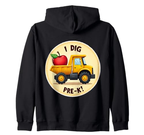 I Dig Pre-K Truck Lover Back to School Trucker für Jungen und Kinder Kapuzenjacke I Dig Pre-K Truck Lover Back to School Trucker für Jungen und Kinder Kapuzenjacke von I Dig Pre-K Truck Lover Back To School Products