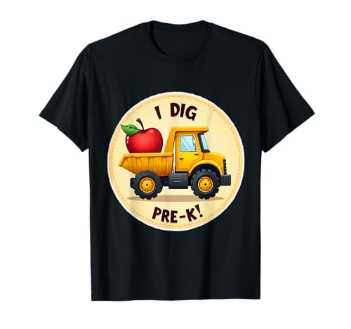 I Dig Pre-K Truck Lover Back to School Trucker für Jungen und Kinder T-Shirt I Dig Pre-K Truck Lover Back to School Trucker für Jungen und Kinder T-Shirt von I Dig Pre-K Truck Lover Back To School Products
