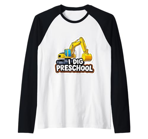 I Dig Vorschulbagger Schwere Baumaschinen Jungen Raglan I Dig Vorschulbagger Schwere Baumaschinen Jungen Raglan von I Dig Preschool Excavator Boys Products