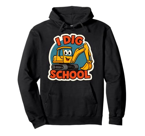 I Dig Schulbagger Schwere Baumaschinen Jungen Pullover Hoodie I Dig Schulbagger Schwere Baumaschinen Jungen Pullover Hoodie von I Dig School Excavator Boys Products