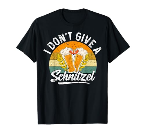 I Don't Give a Schnitzel Oktoberfest Lustig Deutsch Männer Frauen T-Shirt I Don't Give a Schnitzel Oktoberfest Lustig Deutsch Männer Frauen T-Shirt von I Don't Give a Schnitzel Oktoberfest German Gift