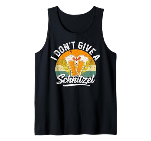 I Don't Give a Schnitzel Oktoberfest Lustig Deutsch Männer Frauen Tank Top I Don't Give a Schnitzel Oktoberfest Lustig Deutsch Männer Frauen Tank Top von I Don't Give a Schnitzel Oktoberfest German Gift