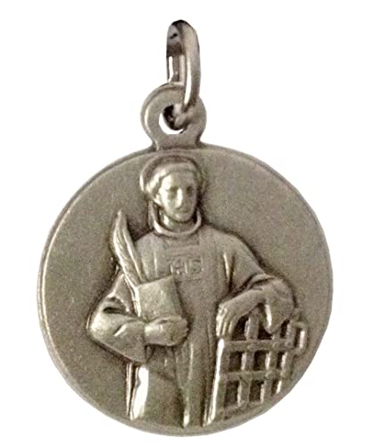 I G J Medaille des Heiligen Laurentius von Rom - Schutzpatron der Diakone von I G J