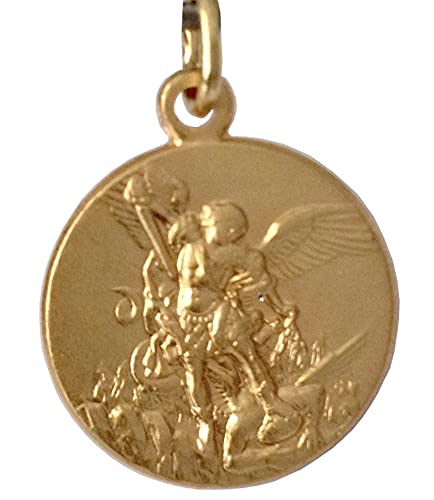 Medaille des Erzengels Michael - Schutzpatron der Strafverfolgung - 100% Made in Italy von I G J