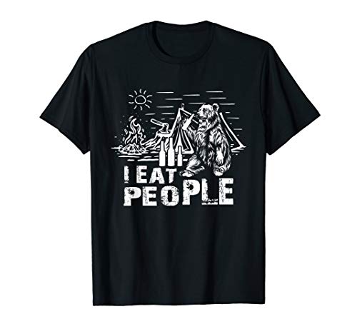 Herren I Hate People I Eat People Camping Wandern Zelten Design T-Shirt Herren I Hate People I Eat People Camping Wandern Zelten Design T-Shirt von I Hate Morning People Design Or Mornings Or People