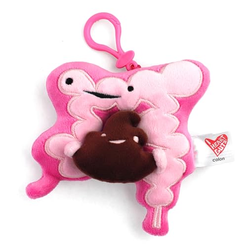 I Heart Guts Colon Mini 10,2 cm Plüsch-Darmtaschen-Charm, niedlicher Darm-Plüsch-Schlüsselanhänger für IBD-Humor, lustige Reizdarm-Geschenke für GI-Chirurgie, medizinische Gesundheit, professionelle I Heart Guts Colon Mini 10,2 cm Plüsch-Darmtaschen-Charm, niedlicher Darm-Plüsch-Schlüsselanhänger für IBD-Humor, lustige Reizdarm-Geschenke für GI-Chirurgie, medizinische Gesundheit, professionelle von I Heart Guts