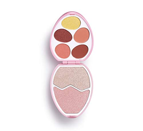 I Heart Revolution - Lidschattenpalette - Face And Shadow Palette - Easter Egg - Flamingo von I Heart Revolution