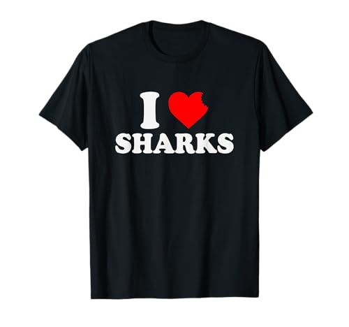 Lustiges Design „I Heart Sharks“ für Kinder und Hailiebhaber T-Shirt Lustiges Design „I Heart Sharks“ für Kinder und Hailiebhaber T-Shirt von I Heart Sharks Bold Humor for Young Ocean Explorer