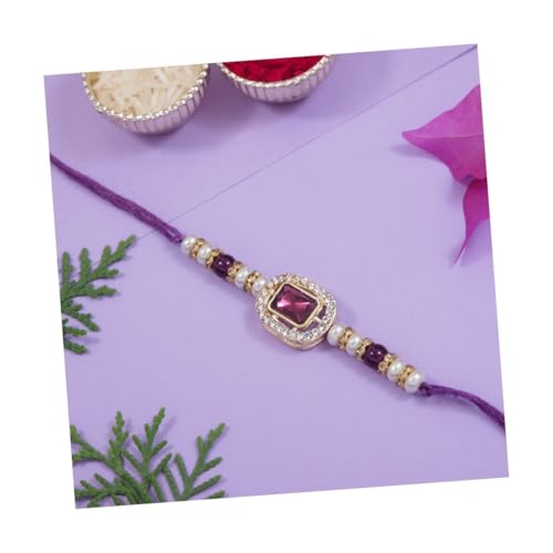 I Jewels Designer Kundan Pearl Bhaiya Rakhi mit Roli Chawal & Rakshabandhan Karte für Bruder/Bro/Bhai/Herren, FS, Metall, Kein Edelstein I Jewels Designer Kundan Pearl Bhaiya Rakhi mit Roli Chawal & Rakshabandhan Karte für Bruder/Bro/Bhai/Herren, FS, Metall, Kein Edelstein von I Jewels