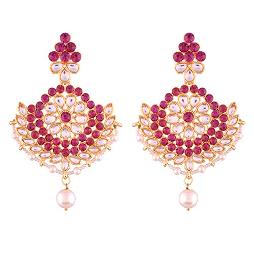 I Jewels E2479Q-1 Ohrringe, 18 Karat vergoldet, traditionell, handgefertigt, Stein I Jewels E2479Q-1 Ohrringe, 18 Karat vergoldet, traditionell, handgefertigt, Stein von I Jewels