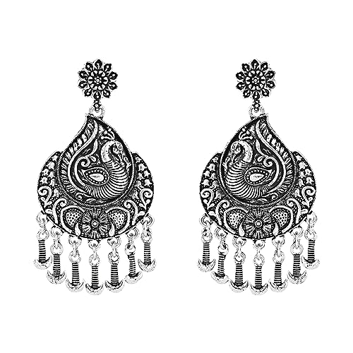 I Jewels Einzigartige, modische, traditionelle, oxidierte Ohrringe im afghanischen Stil für Damen, Festlich, Kein Edelstein I Jewels Einzigartige, modische, traditionelle, oxidierte Ohrringe im afghanischen Stil für Damen, Festlich, Kein Edelstein von I Jewels