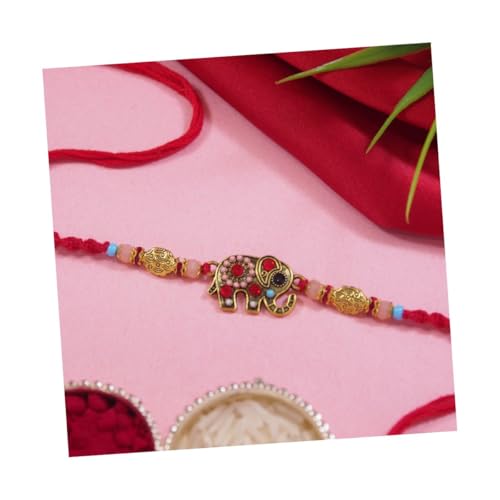 I Jewels Fancy Rakhi mit Roli Chawal & Rakshabandhan Karte für Baby Jungen/Bruder/Bhai (R244), Einheitsgröße, ohne Edelstein von I Jewels