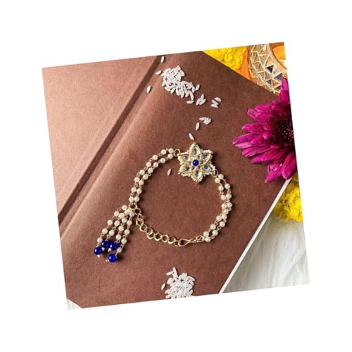 I Jewels Stilvolles verstellbares Perlenarmband zum Aufhängen für Damen und Mädchen (R116-L), Free Size, Perle, Perle von I Jewels