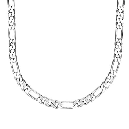 I Jewels Versilberte klassische kubische Kette für Herren (A93MLP33S), NA, na von I Jewels