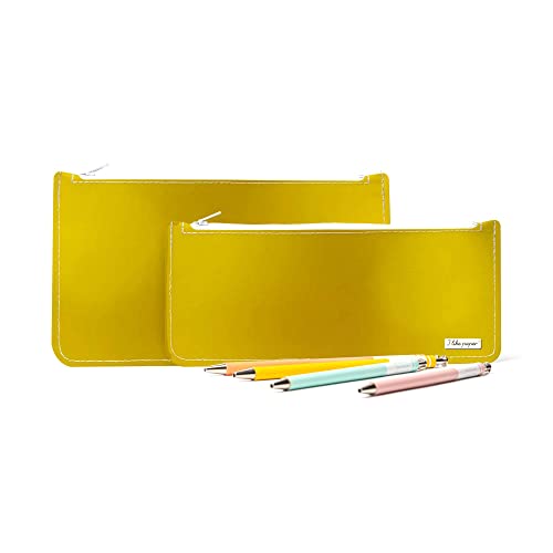 I LIKE PAPER – Federmappe/Federtasche/Stiftemappe aus Tyvek® - reissfest - wasserabweisend – mit Reißverschluss/Zipper von I like paper