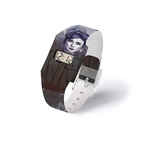 I like paper – Miriam – Pappwatch/Watch/Digitale Armbanduhr ausTyvek® - reissfest - wasserabweisend - Digitale Anzeige für Uhrzeit und Datum von I like paper