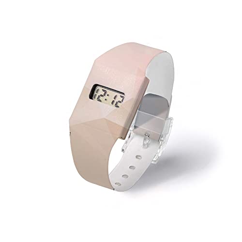 I like paper - Pastell - Pappwatch/Watch/Digitale Armbanduhr ausTyvek® - reissfest - wasserabweisend - Digitale Anzeige für Uhrzeit und Datum von I like paper