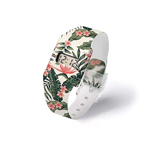 I like paper - VINTROPICAL - Pappwatch/Watch/Digitale Armbanduhr ausTyvek® - reissfest - wasserabweisend - Digitale Anzeige für Uhrzeit und Datum von I like paper