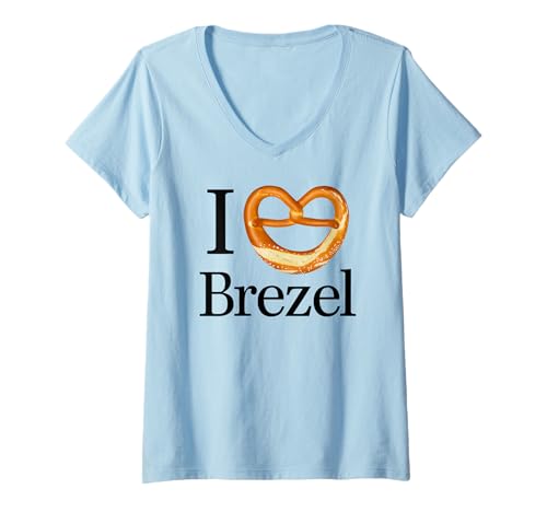 Damen I Love BREZEL X AUFBREZELN BREZN - Wiesn Bayern Oktoberfest T-Shirt mit V-Ausschnitt Damen I Love BREZEL X AUFBREZELN BREZN - Wiesn Bayern Oktoberfest T-Shirt mit V-Ausschnitt von I LOVE BREZEL X AUFBREZELN BREZN Oktoberfest