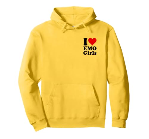 Ich Liebe Heart Emo Girls Pullover Hoodie von I LOVE EMO GIRLS FUN TEES